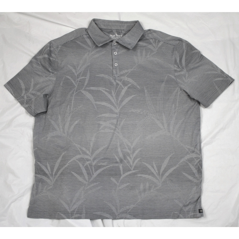 Nat Nast Luxury Originals Men's Short‎ Sleeve Polo Shirt Size XL